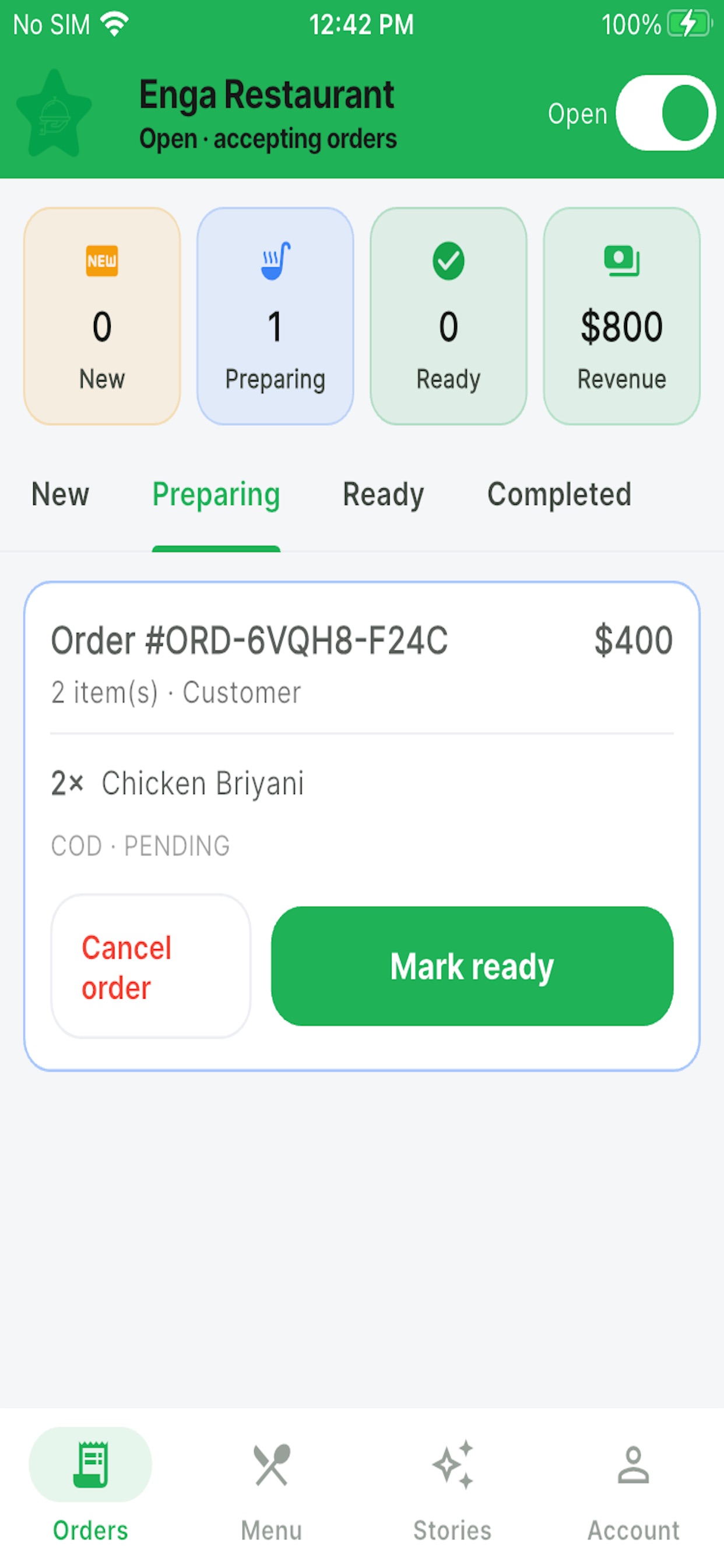 Screenshot 3 of FoodStar Partner
