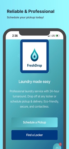 FreshDropLaundry screenshot