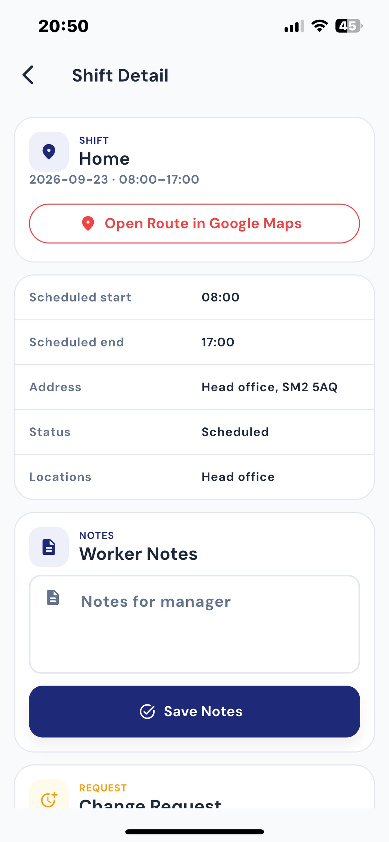 Screenshot 2 of Geo Time Tracker