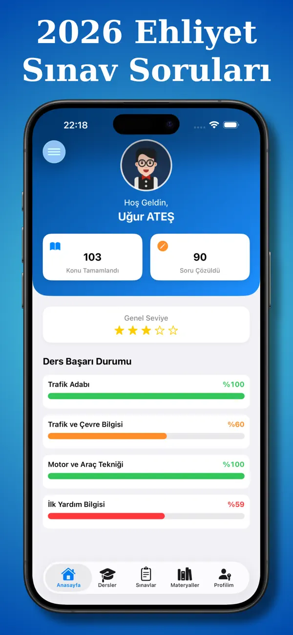 #2. Ehliyet Sınav Soruları 2026 * (iOS) Por: gulsen ates