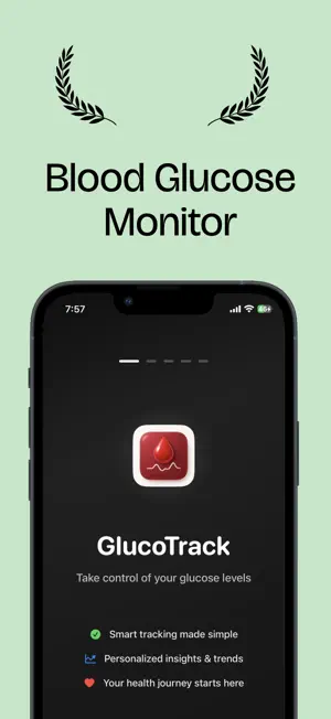 Blood Sugar Tracker - Gluco screenshot 1