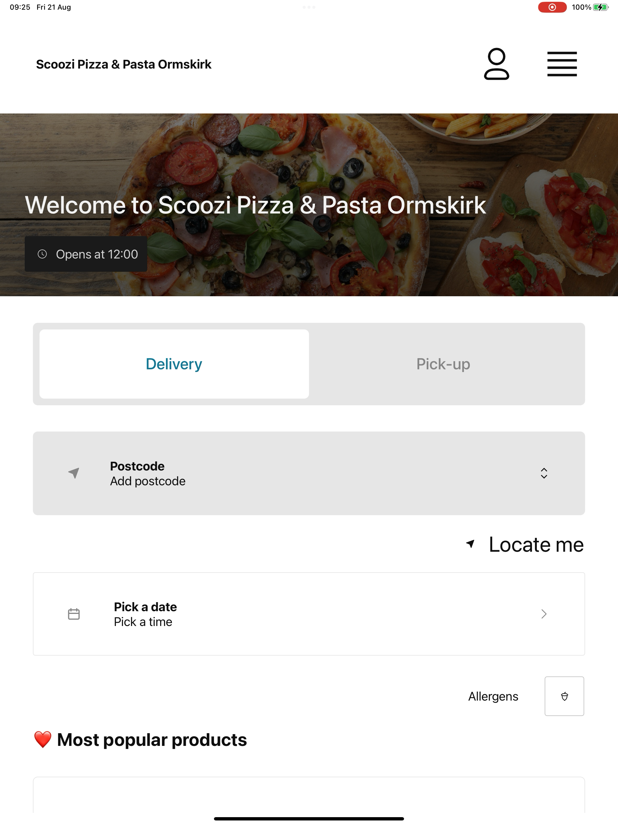 Scoozi Pizza & Pasta Ormskirk screenshot 14