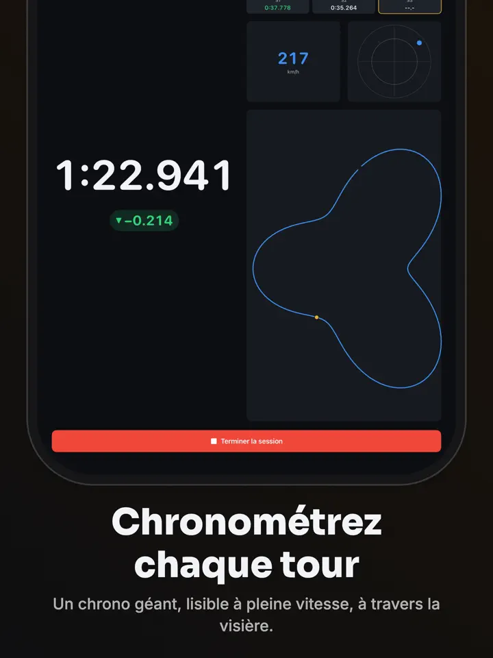 ApexLap sur iPad : capture d’écran 2 sur 7