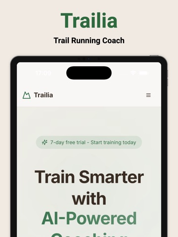 Trailia - Trail & Ultra Coach iPad screenshot