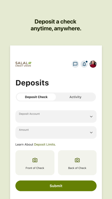 Salal Credit Union iPhone screenshot 5 - Finance app