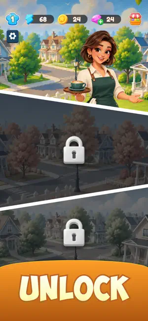Cozy Merge Story: Maya's Cafe screenshot 4