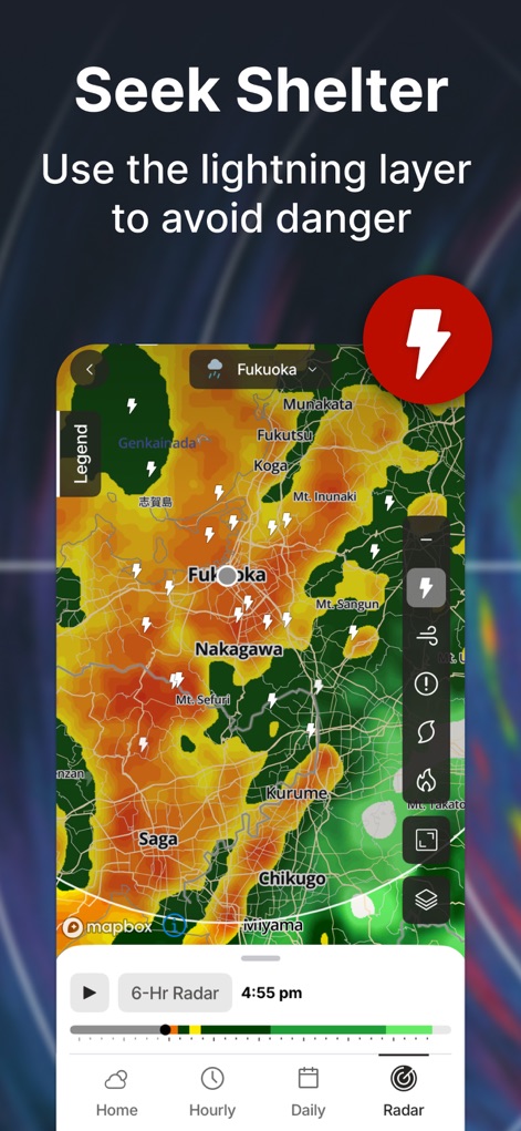 The Weather Channel - Radar - Lightning Tracker