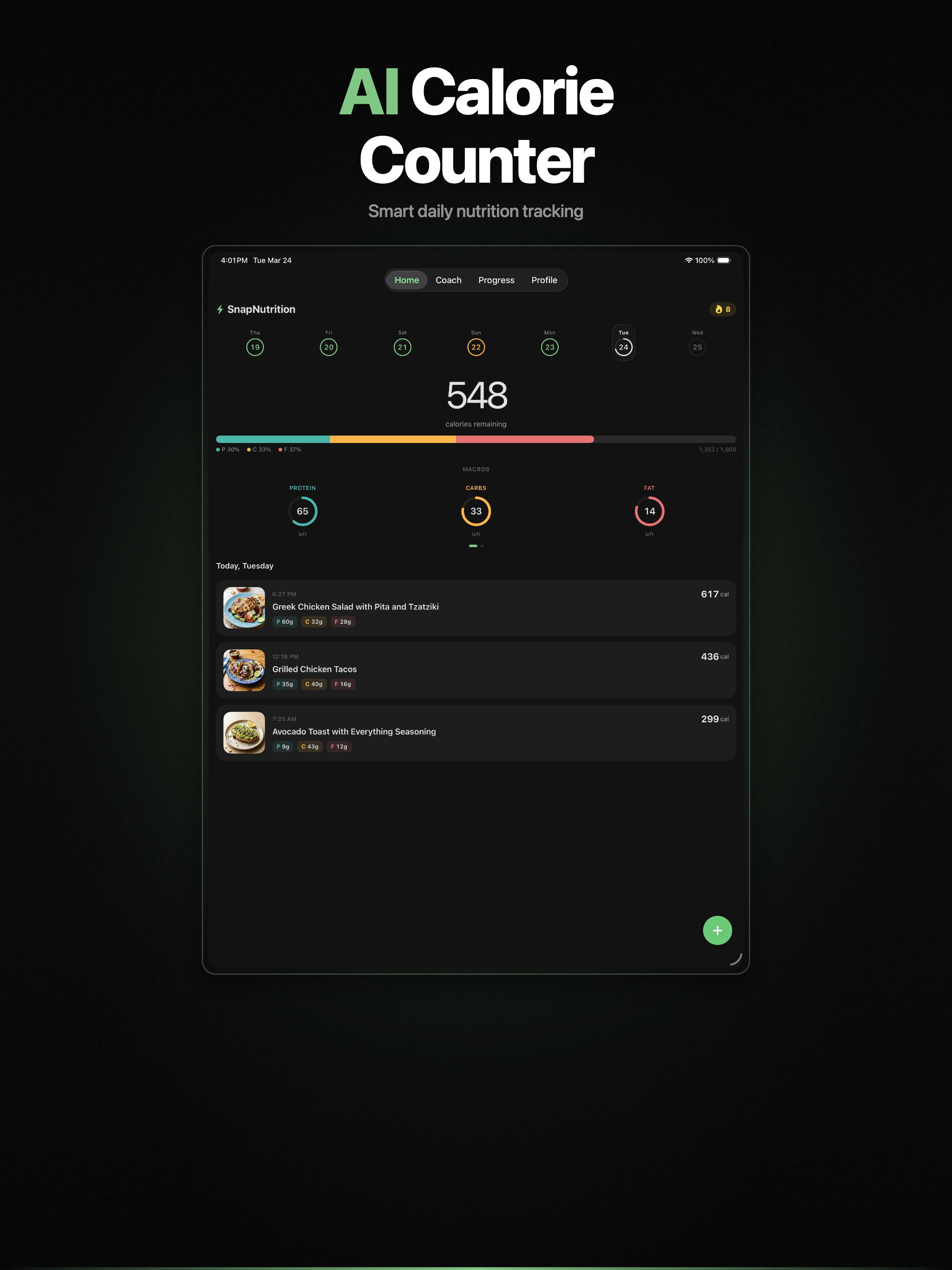SnapNutrition: AI Food Tracker screenshot 12