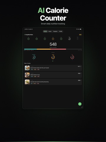 SnapNutrition: AI Food Tracker iPad screenshot