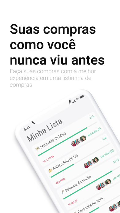 Listinha | Organize sua feira app screenshot
