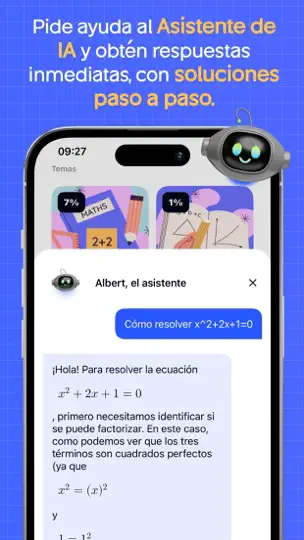Captura de pantalla de IMatemáticas - Solucionador en iPhone 3
