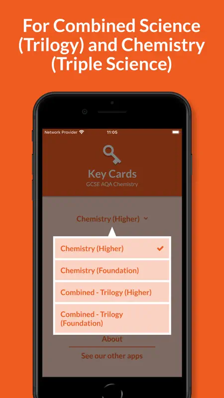 Key Cards GCSE AQA Chemistry screenshot 3 of 8