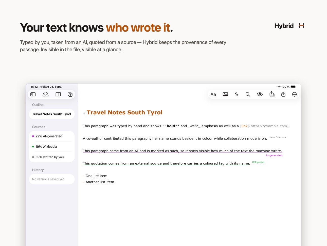 Screenshot 6 of Hybrid Editor