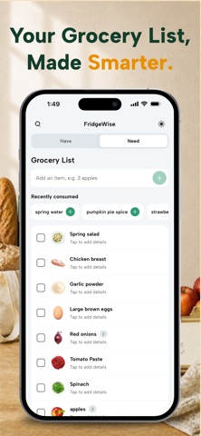 FridgeWise: Pantry Inventory App Store screenshot 4