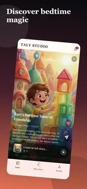 Taly - AI Bedtime Stories screenshot 1