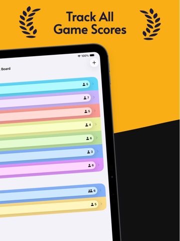 Pocket Board: Scorekeeper iPad screenshot