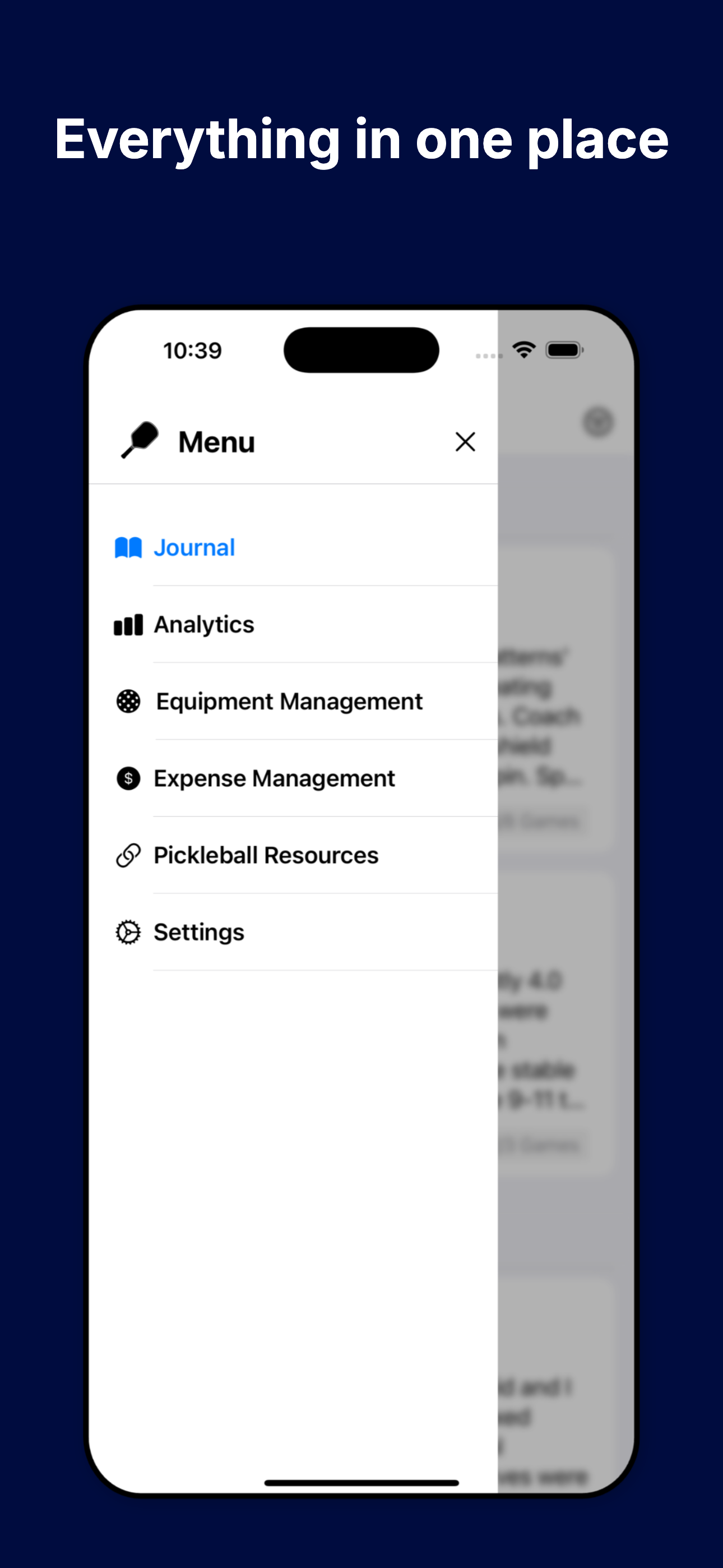 Pickleball Journal+