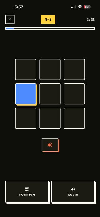 Dual N-Back: Brain Trainer Screenshot 6 of 7