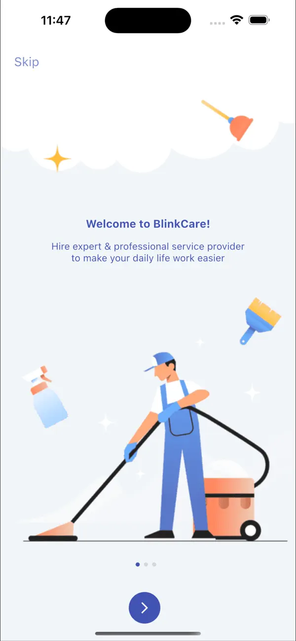 Screenshot #1 pour Blinkcare Services