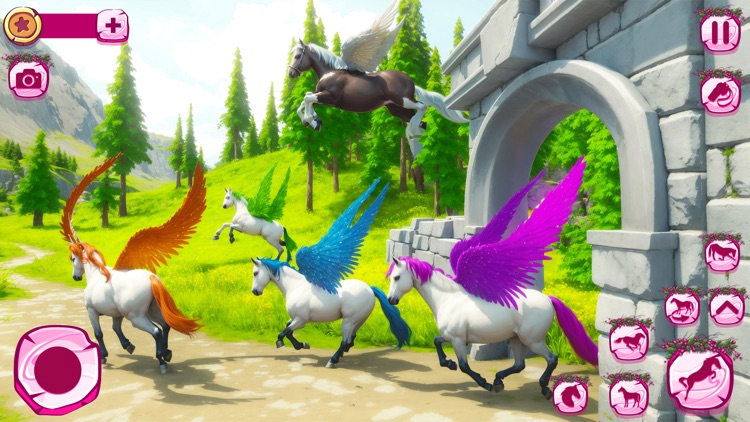 My Flying Horse Herd Care Sim screenshot-4