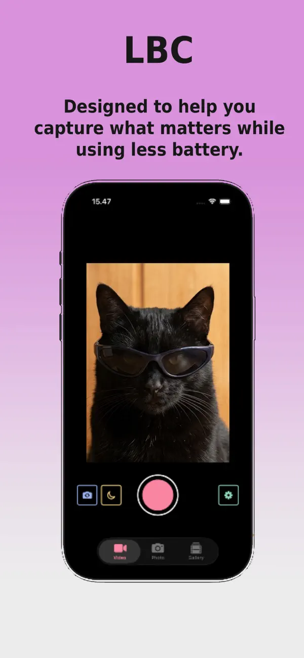 Screenshot #1 pour Low Battery Camera