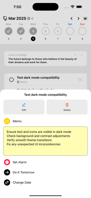 SixFocus - Minimalist Planner Screenshot 5 of 9