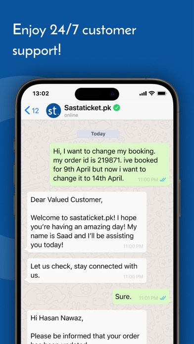 Sastaticket.pk Flights, Bus Screenshot