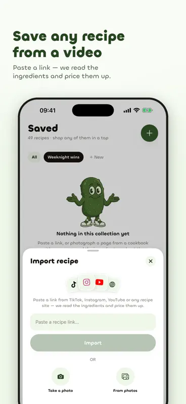 Quickle: Meal Plan & Shop screenshot 4 of 5