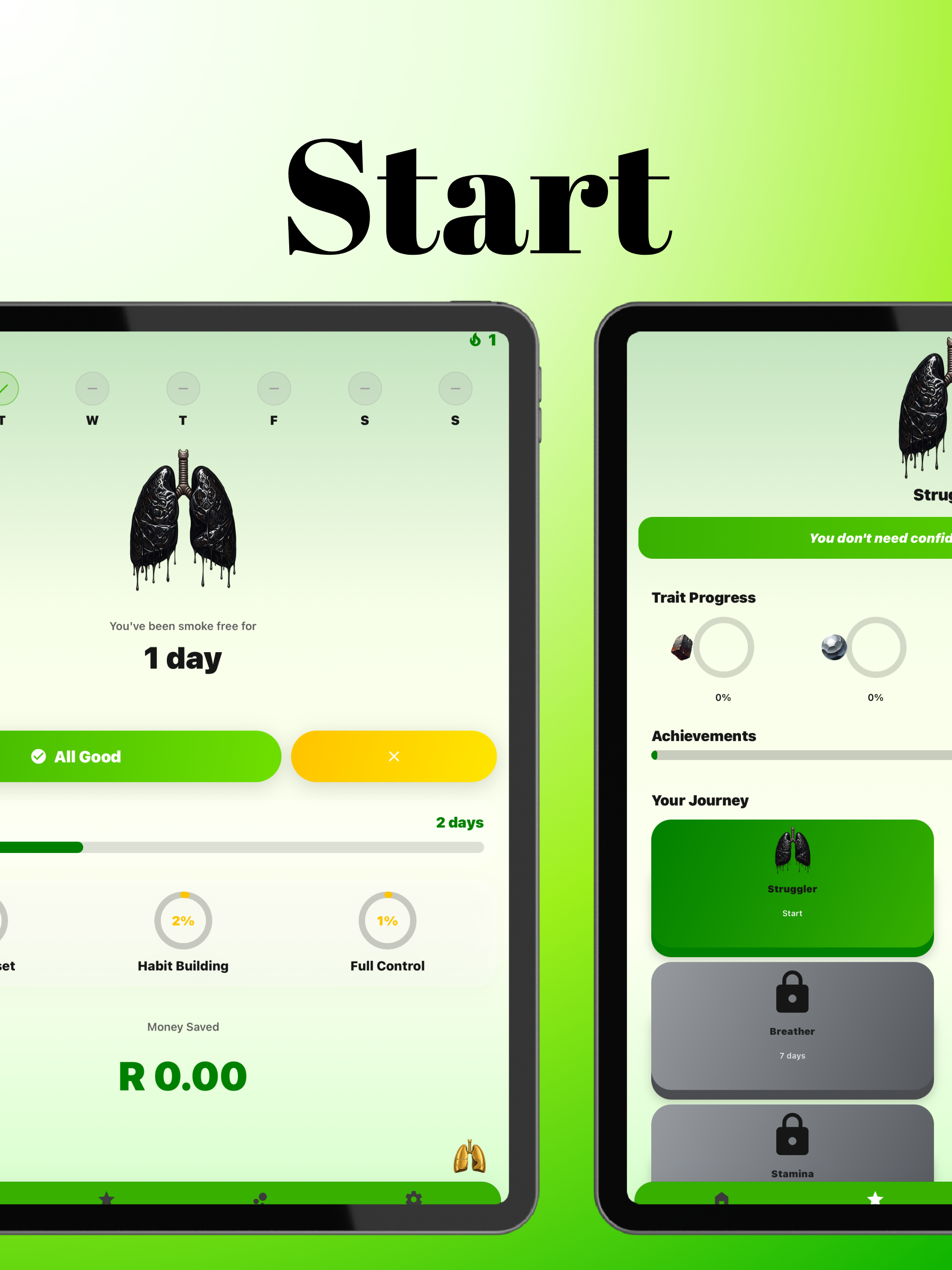 Quit Smoking Stop Tracker