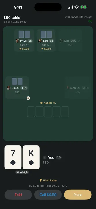 Hold'em Career: Offline Poker screenshot 5