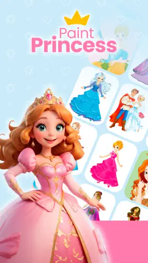 Fairy Princess Coloring Book screenshot 1