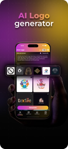 Axio | AI Logo Maker Screenshot 2 of 5