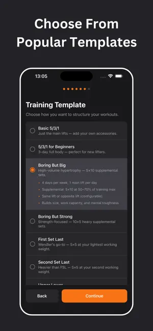 531 Workout Tracker: 5/3/1 Log screenshot 1