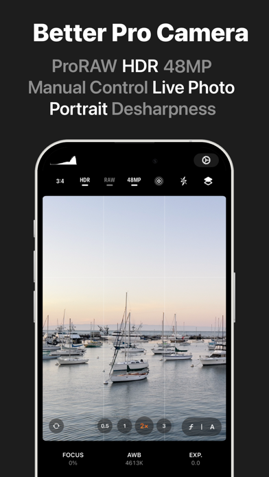 PhotonCam: Extendable Pro Cam Screenshot