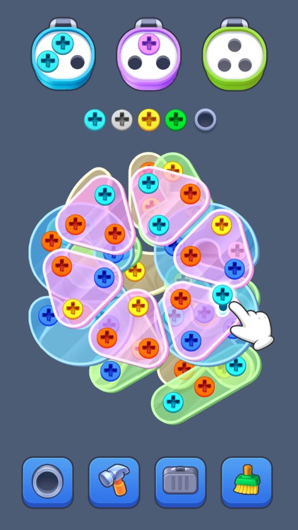 疯狂拧螺丝 - 无敌螺丝王 打螺丝钉消除游戏3D screenshot-3