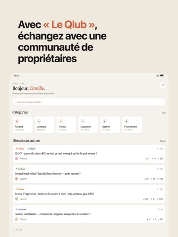 QeeZ · Gestion Locative iPad screenshot