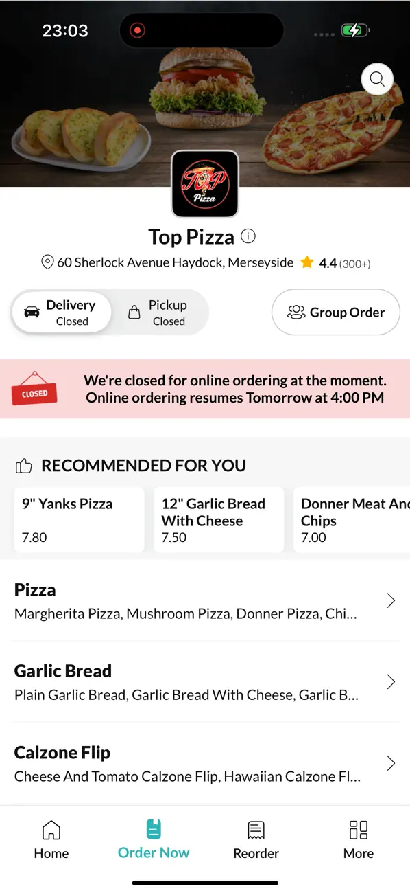 Screenshot #2 pour Top Pizza,