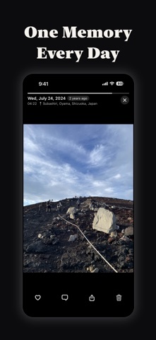 deja: Relive your camera roll iPhone screenshot
