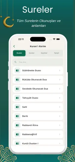 Dualar Ve Sureler : Ezan Vakti iPhone Ekran Görüntüsü 5