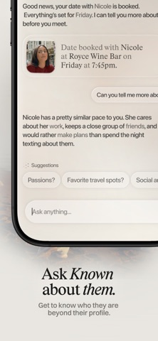 Known: Swipeless Dating Screenshot 5 of 7