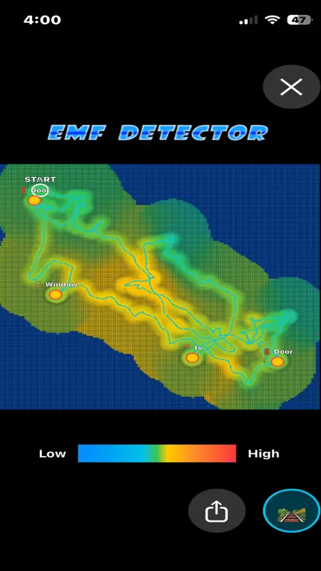 EMF Field Detector RF Scanner screenshot 6 of 9