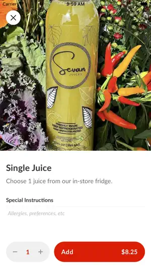 Sevan Juices screenshot 4
