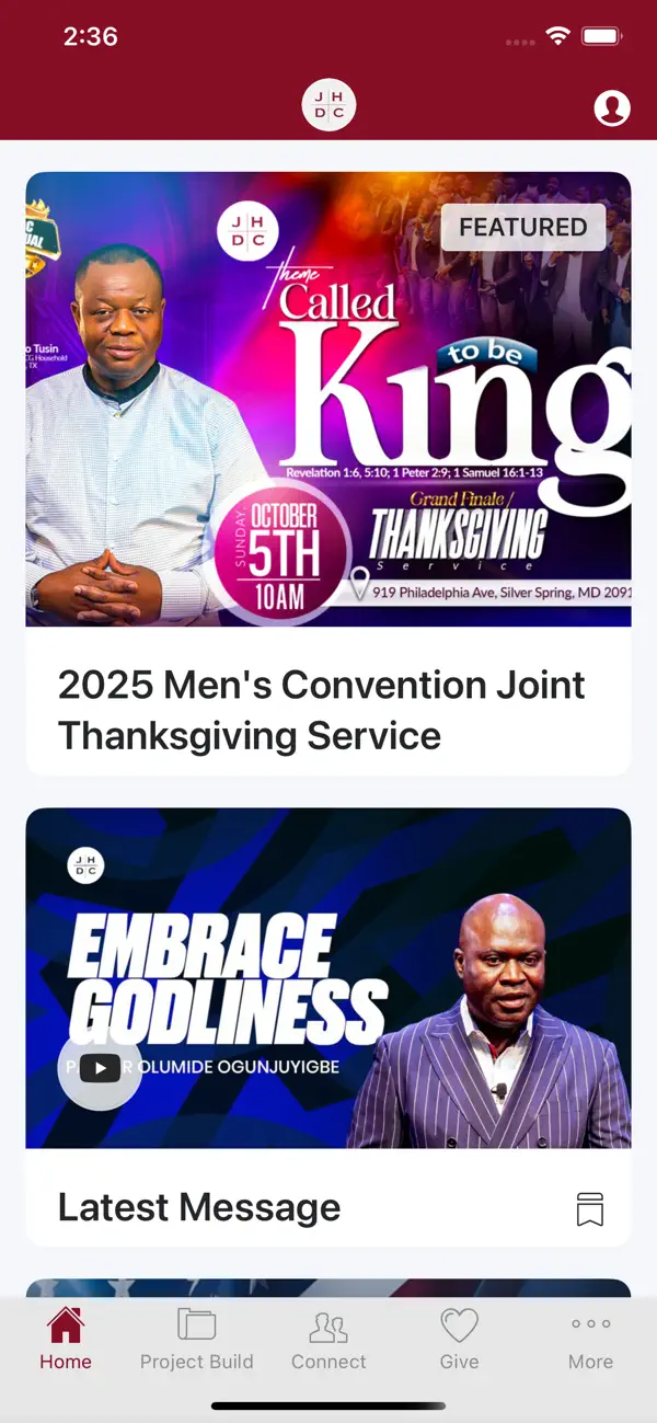 Screenshot #2 pour Jesus House DC