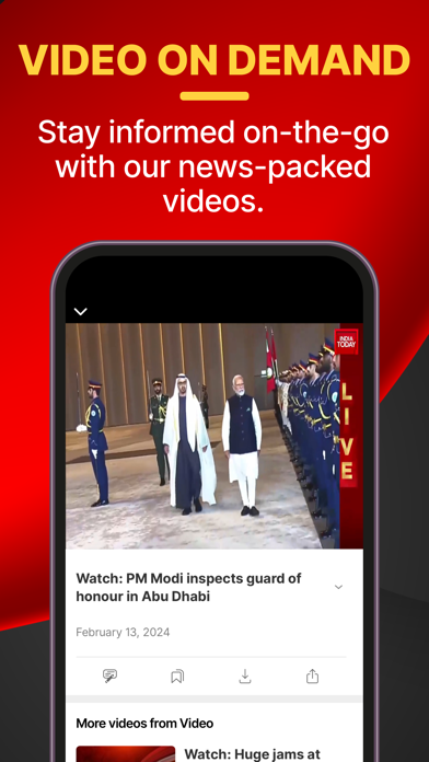India Today TV English News Screenshot