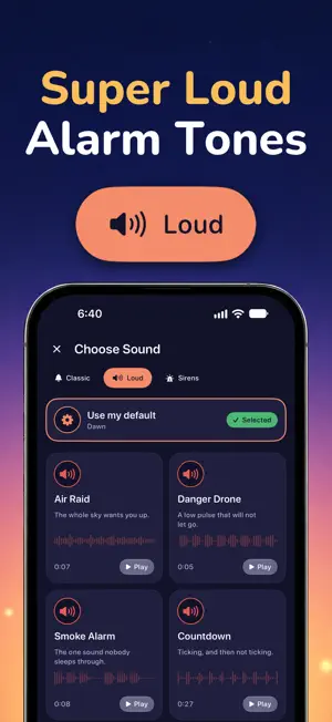 Loud Alarm Clock - WakeSharp screenshot 2