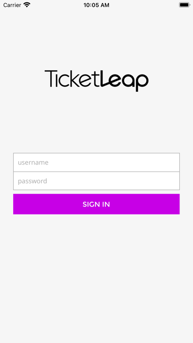 TicketLeap Scan Screenshot