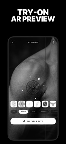 INK.AI - Tattoo Design Maker iPhone screenshot