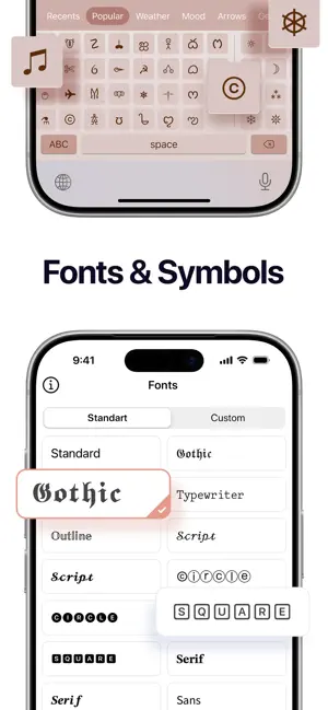 Fonts Art: Cool Keyboard Maker screenshot 2