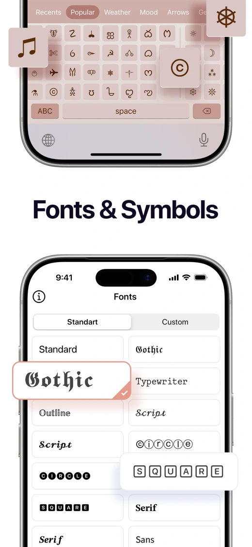 Fonts Art: Cool Keyboard Maker screenshot 2