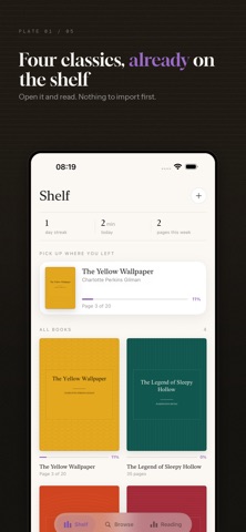 Vibe Reader: PDF Book Shelf Screenshot 1 of 5